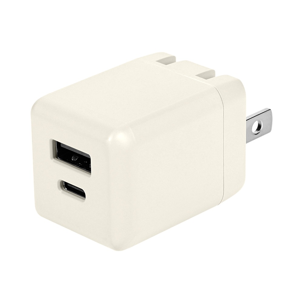 【販路限定】最大PD20W出力 USB Type-C×1 USB Type-A×1 AC充電器 OWZ-APD20A1C1Rシリーズ