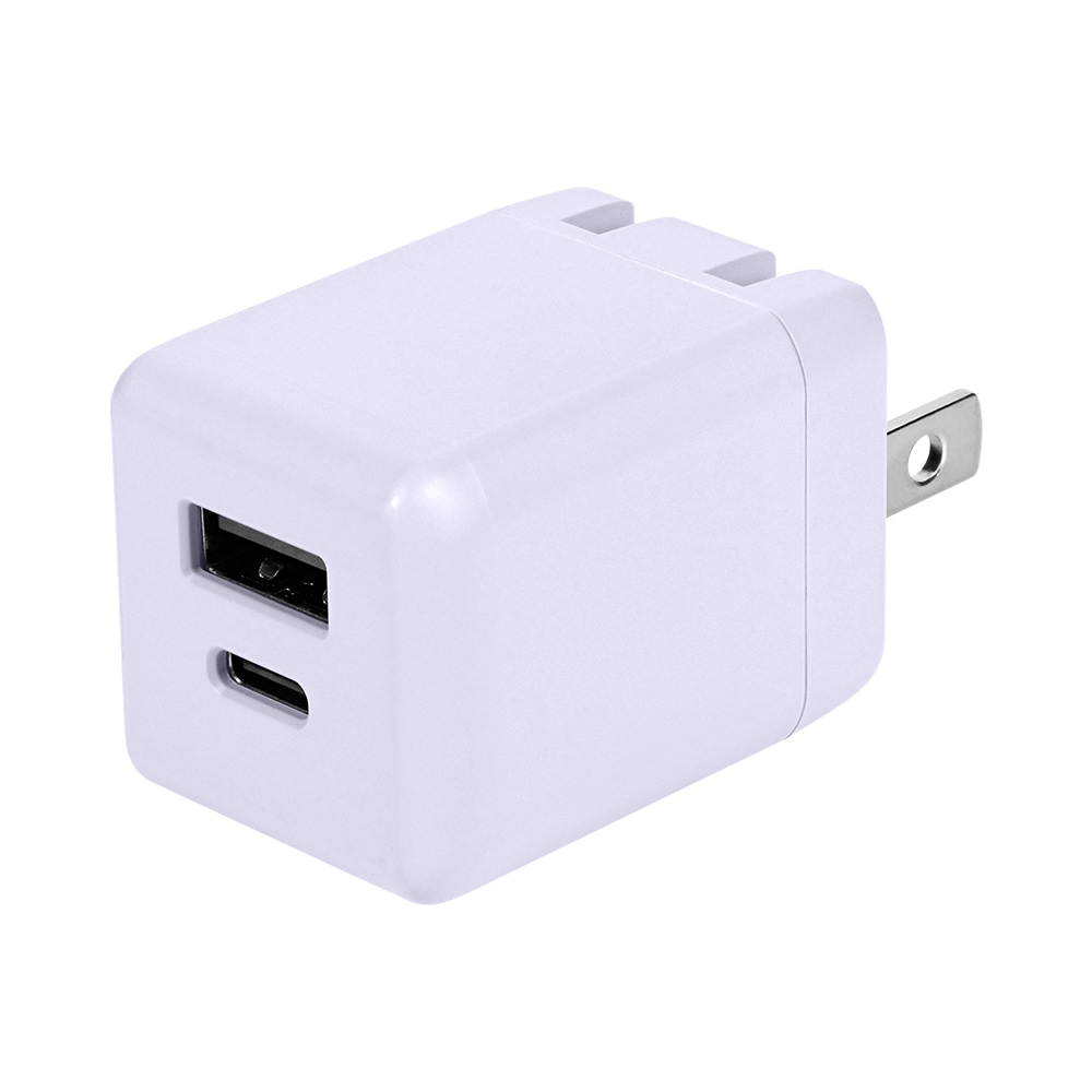 【販路限定】最大PD20W出力 USB Type-C×1 USB Type-A×1 AC充電器 OWZ-APD20A1C1Rシリーズ