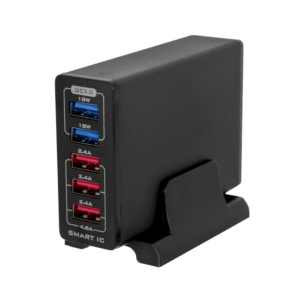 5ポートAC充電器 QC3.0対応USB Type-A×2ポート＋USB Type-A×3ポート 