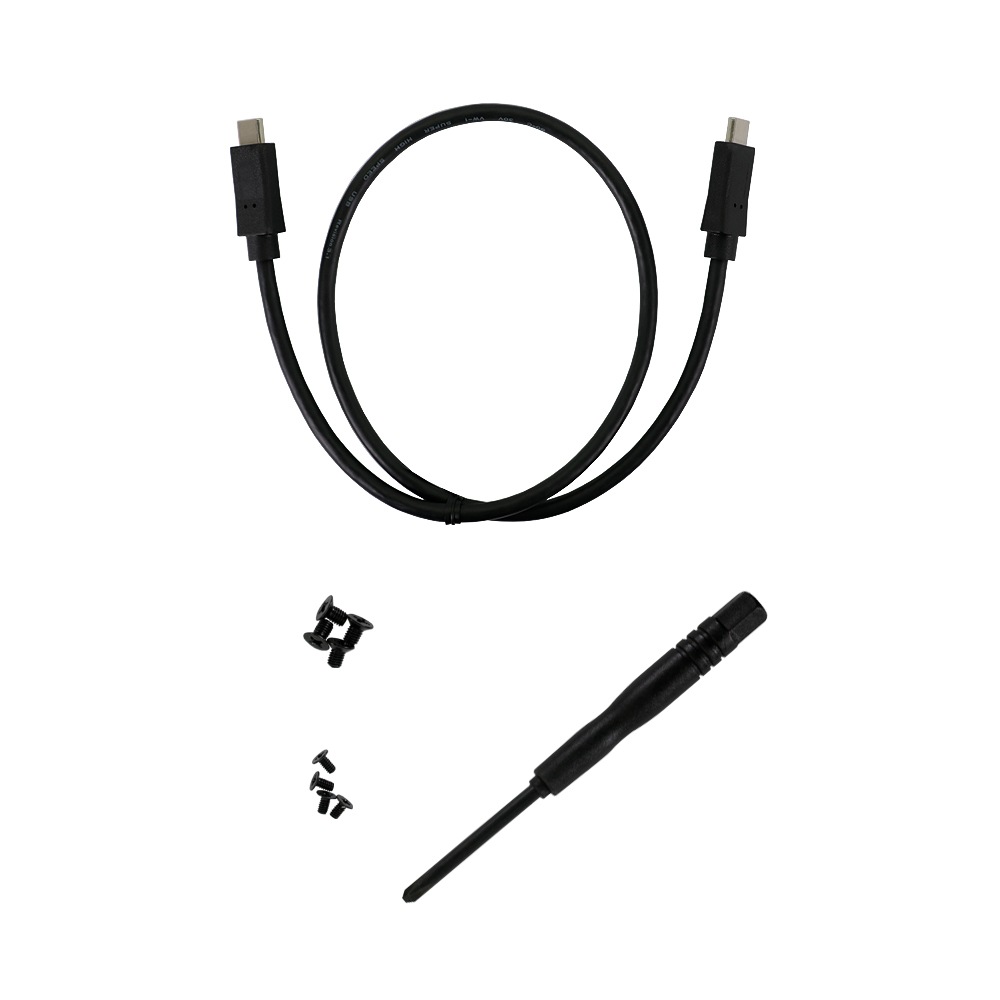 USB3.2Gen2対応 USB Type-C接続 2.5インチ HDD/SSD ドライブケース 黒角 (OWL-ESL25U32C)