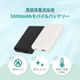 ��������Ӻ��� �ǥ�����ɽ����� 5000mAh ��Х���Хåƥ꡼ OWL-LPB5024