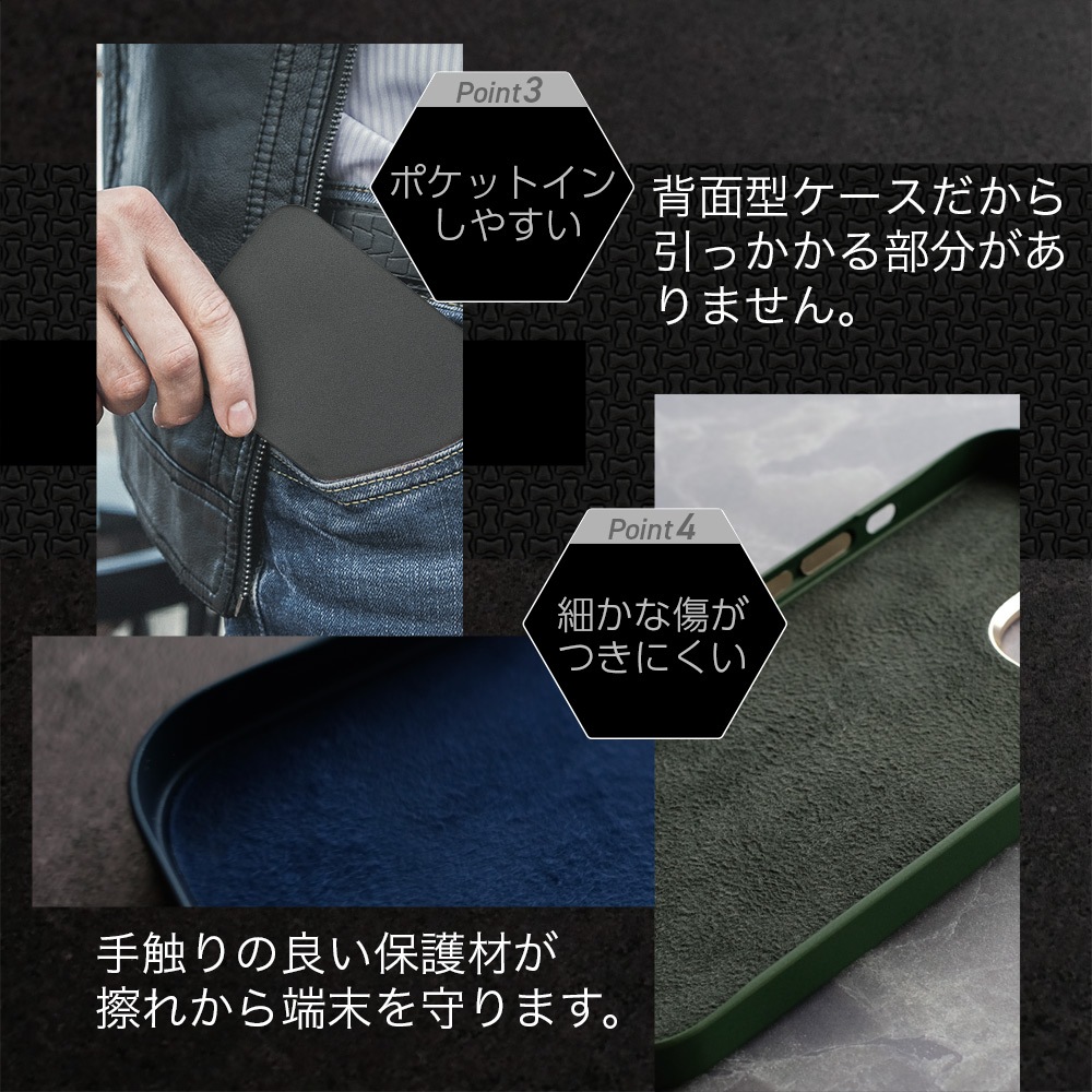 iPhone 13 Pro�� �ʤ�餫�ʿ��꿴�� ��С������ƥ��� ���̷������� HYBRID COVER (OWL-CVID6117P)