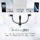 【アウトレット】3 in 1超タフストロングケーブル Lightning&Type-Cアダプター付き Type-A to microUSB 1m(OWL-CBKMLCR10)