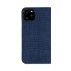 iPhone 11 Pro対応 ファブリック × PUレザー 手帳型ケース(OWL-CVIB5803)