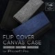 iPhone 11 Pro対応 ファブリック × PUレザー 手帳型ケース(OWL-CVIB5803)