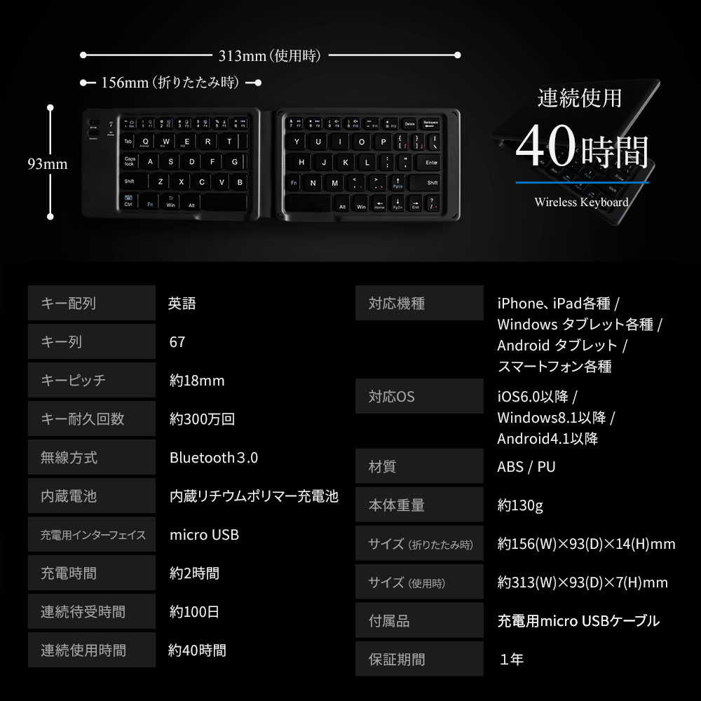 Bluetoothܡ ޤꤿ߼ (OWL-BTKB6501)