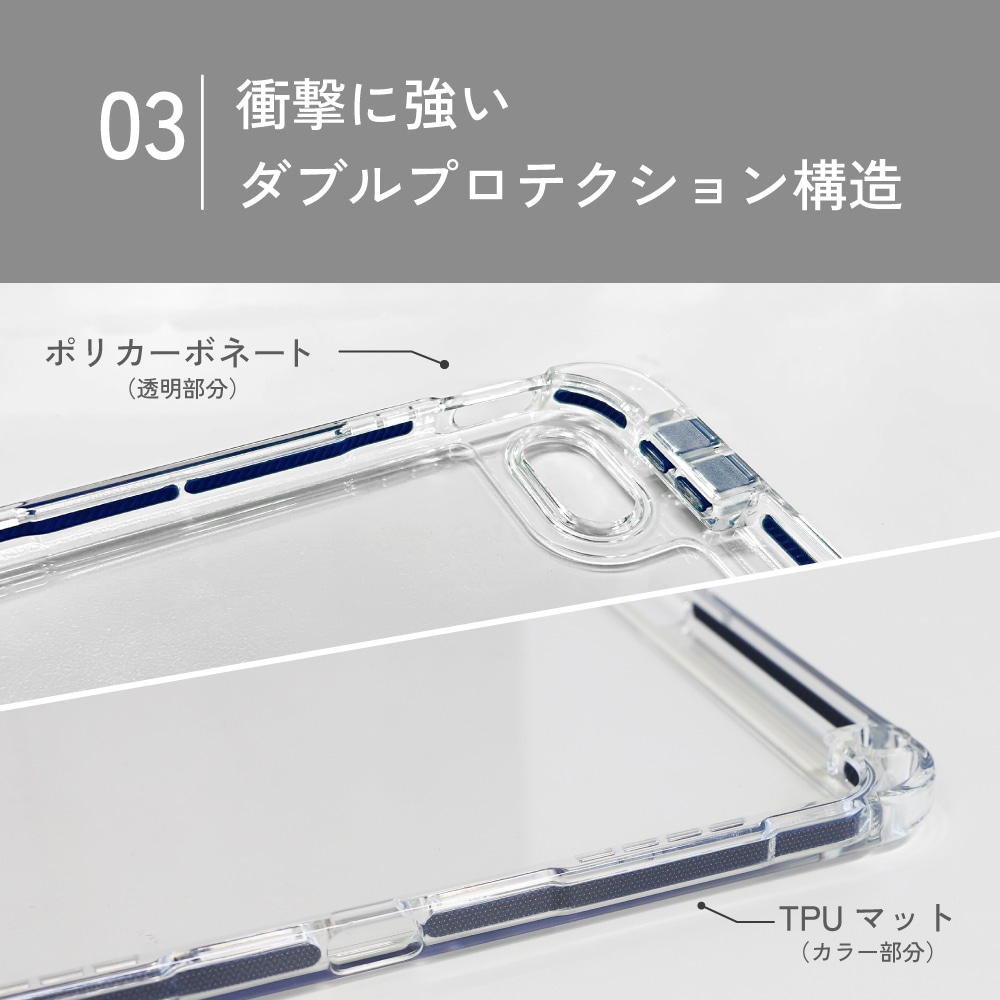 iPad 11インチ/iPad 10.9インチ対応 3WAYスタンド付き 耐衝撃iPadケース OWL-CVIT11001
