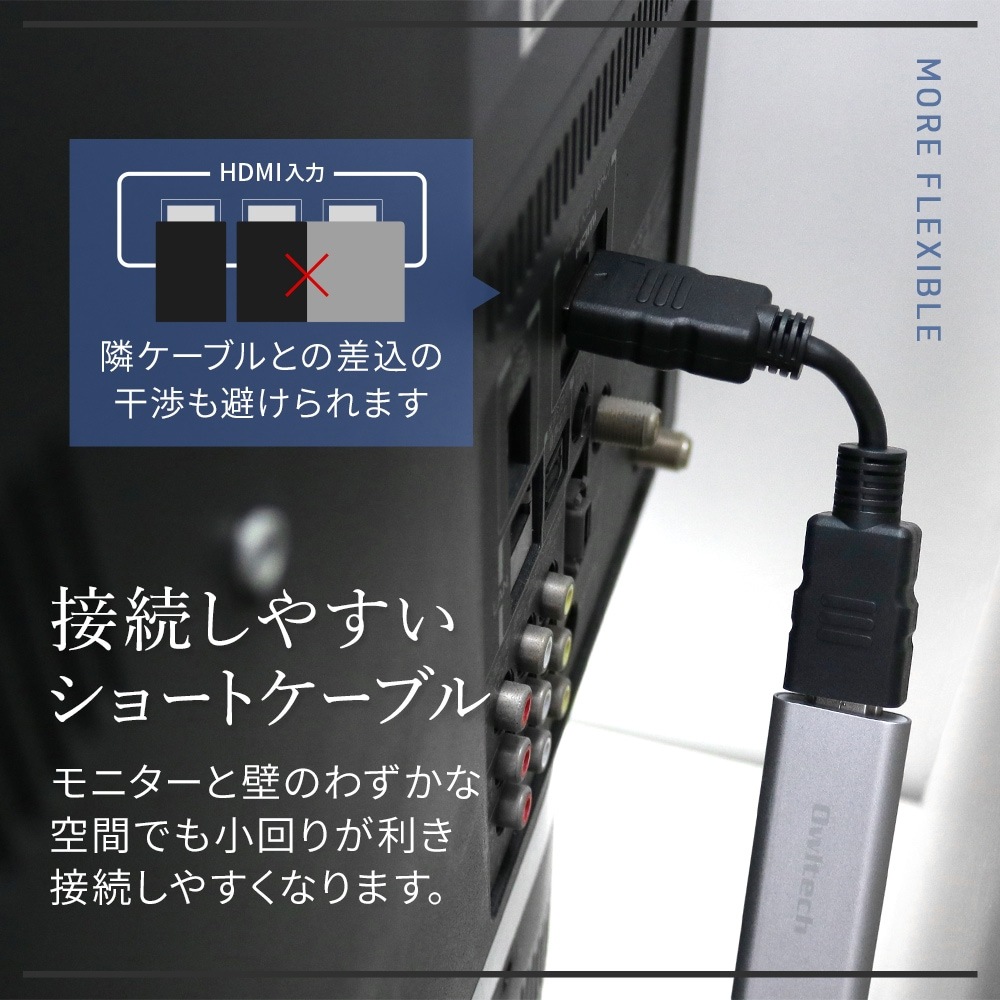 アウトレット】HDMI変換 映像出力ケーブル 3m (OWL-CBHDFAS230