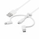 3 in 1Ķեȥ󥰥֥ LightningType-Cץդ Type-A to microUSB 1m(OWL-CBKMLCR10)