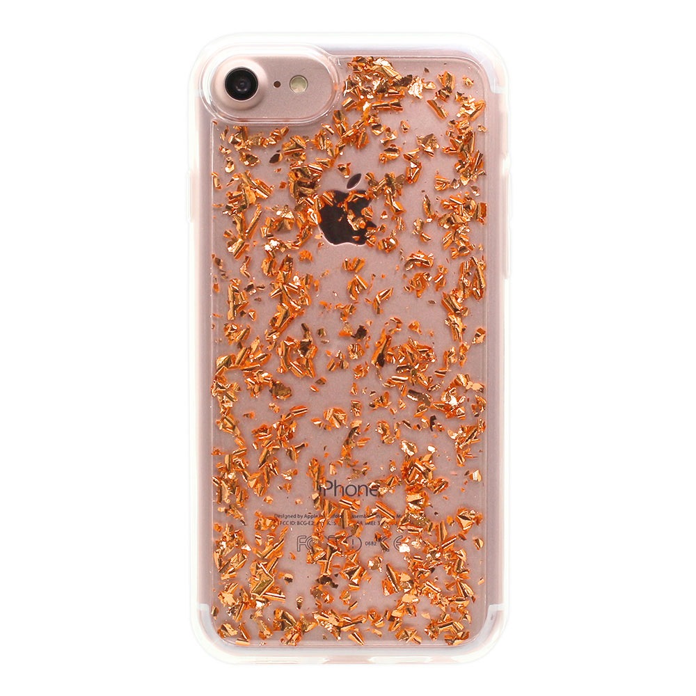 金箔を散りばめたようなキラキラ輝くグリッターデザイン ハイブリッドケース Iphone 8 Iphone 7 Iphone 6s Iphone 6 対応 Owl Cvip7s08 すべての商品 オウルテックダイレクト本店