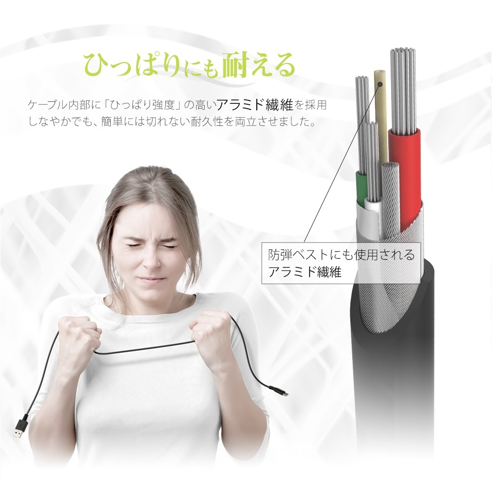 ڥȥåȡUSB Type-C / ǡ֥̿ 3m 300cm 餫˶ (OWL-CBKCASR30)