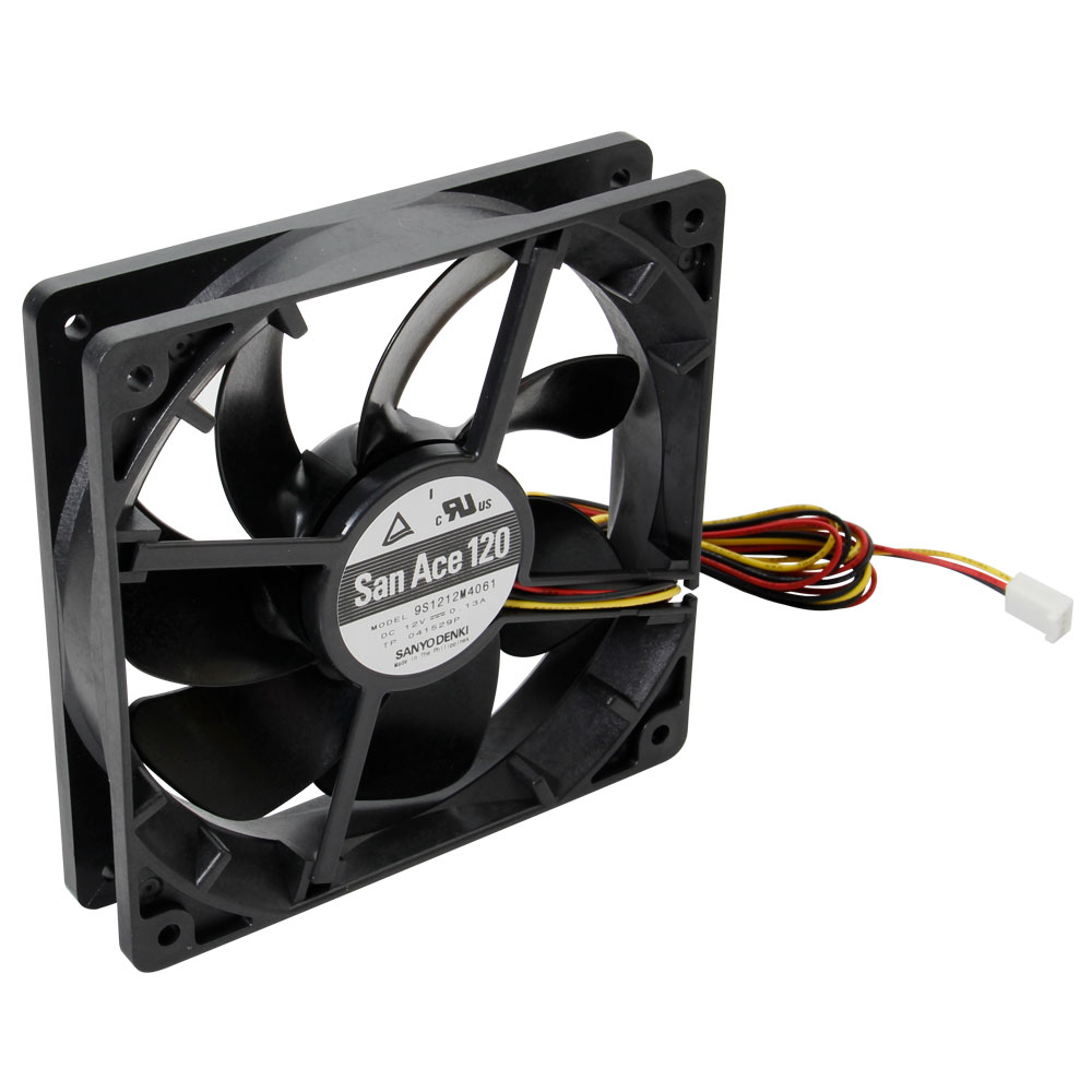 120mm 12cm FAN PCケース冷却ファン 静音 低振動タイプ リブなし