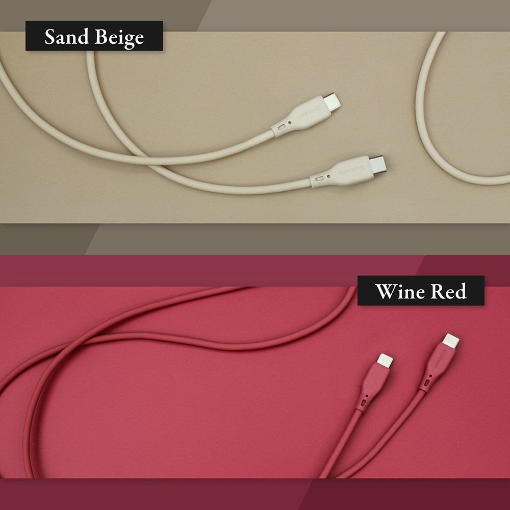 PD�б� ���륭�����å��Ǥ���ޤ�ˤ��� USB Type-C to USB Type-C ���եȥ��ꥳ�󥱡��֥� 2m (OWL-CBSCC20)