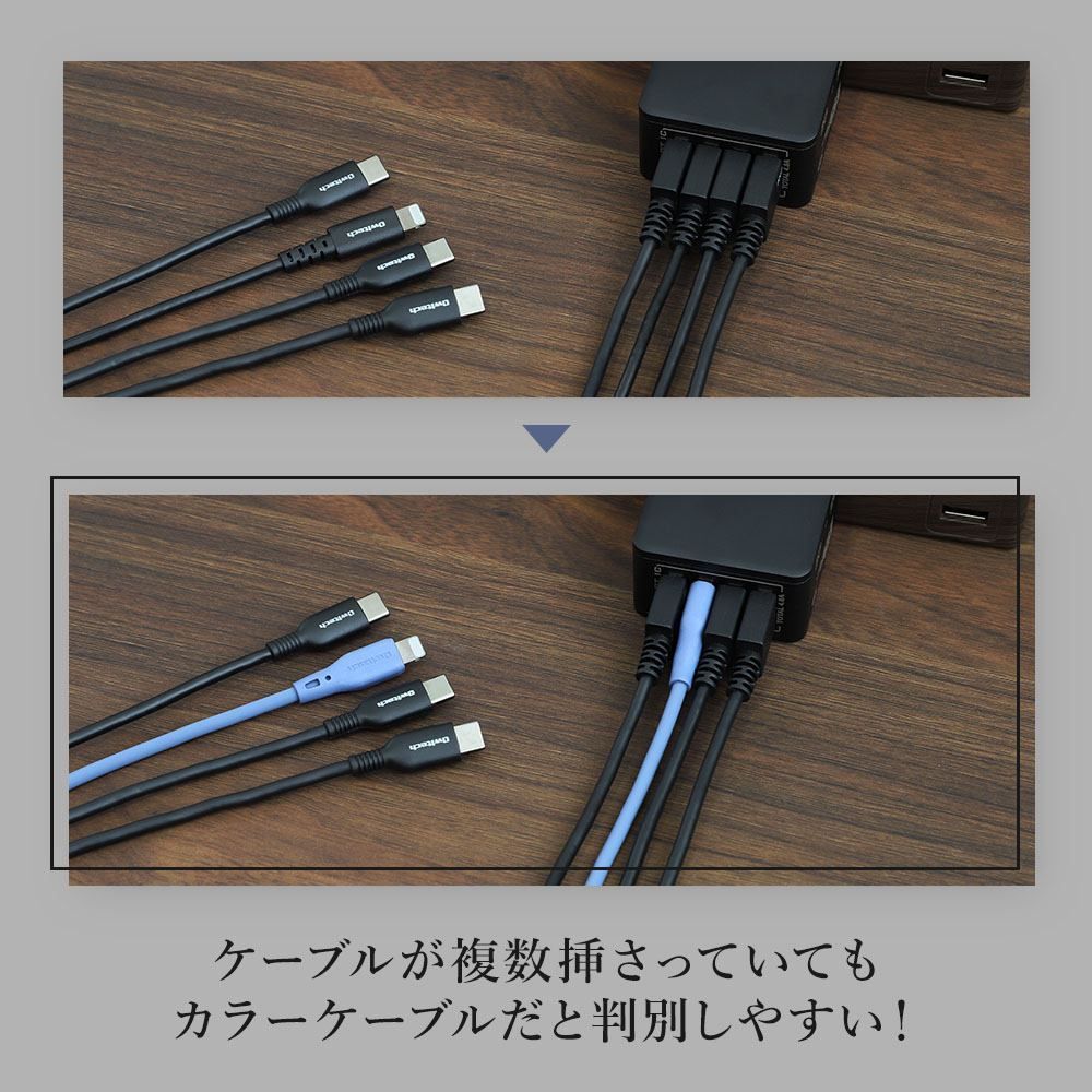 륭åǤޤˤ USB Type-A to USB Type-C եȥꥳ󥱡֥ 2mOWL-CBSAC20