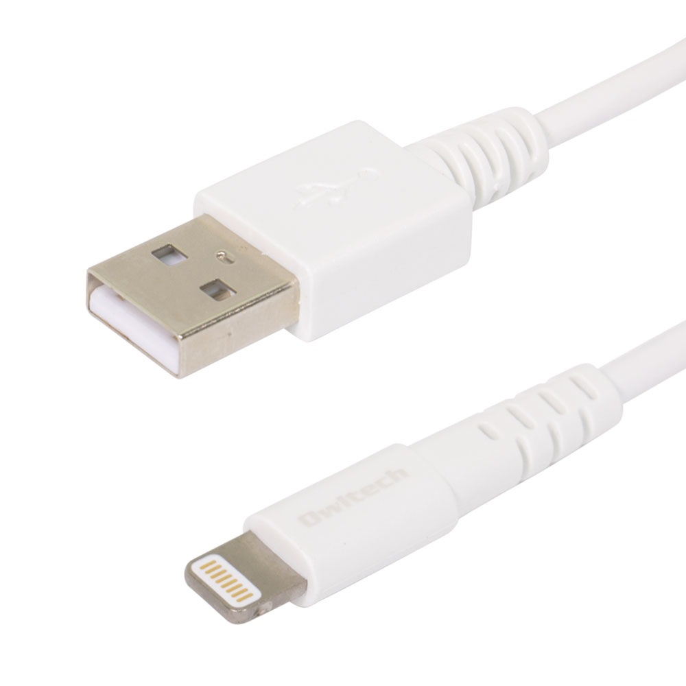 Lightning充電 / データ通信ケーブル 2m 200cm やわらかく断線に強い(OWL-CBKLTSR20)