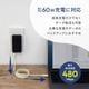 ¡ÚÈÎÏ©¸ÂÄê¡Û½À¤é¤«¤¯¼§ÎϤǤޤȤޤë PD60W½¼ÅÅ¡¿¥Ç¡¼¥¿Å¾Á÷ USB Type-C to USB Type-C ¥·¥ê¥³¥ó¥Þ¥°¥Í¥Ã¥È¥±¡¼¥Ö¥ë (OEC-CBM3CC)