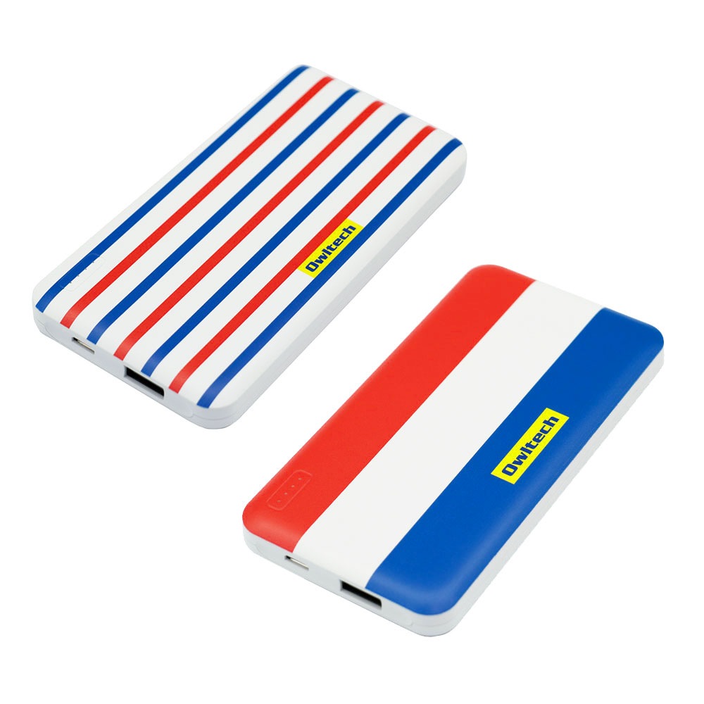 トリコロールデザイン モバイルバッテリー 5000mah Smartic搭載 Pse適合商品 Opr オリジナルグッズ トリコロールグッズ オウルテックダイレクト本店