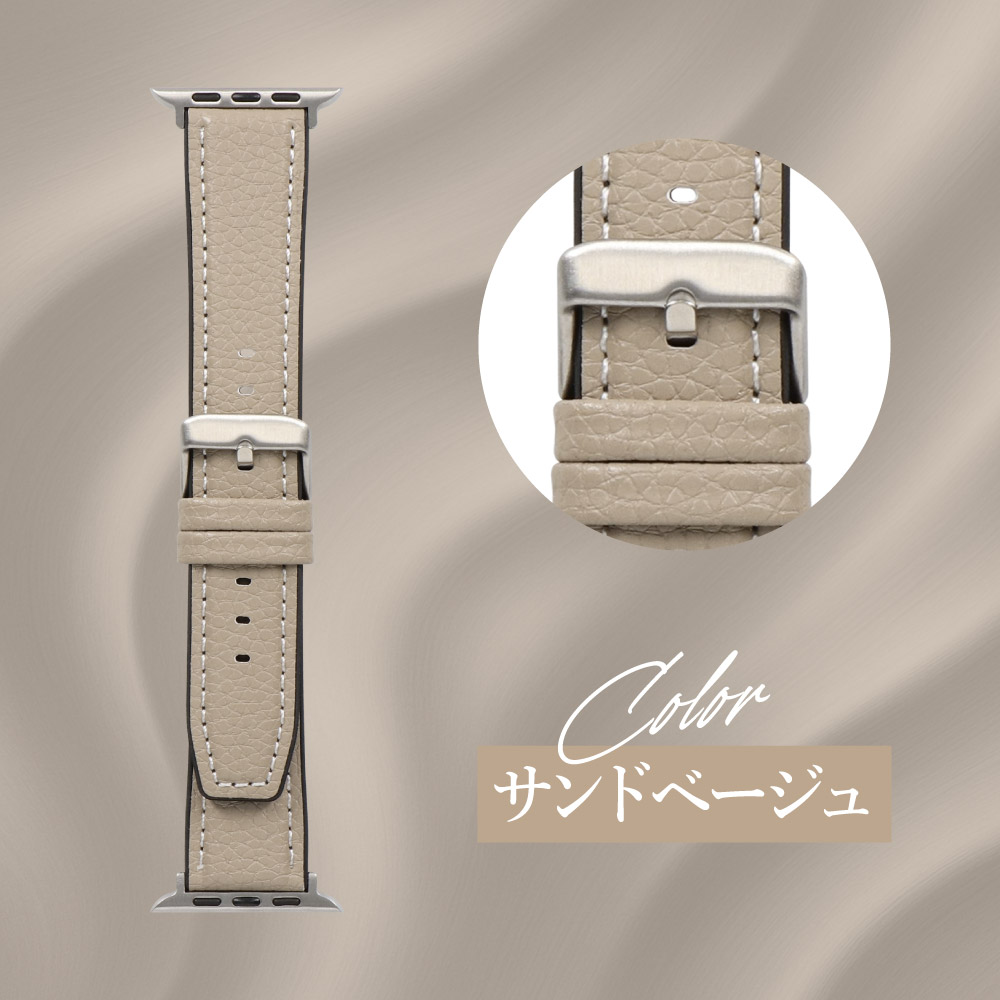 Apple Watch¡Ê38¡¿40¡¿41¡¿42mm¡ËÍÑ ¥·¥å¥ê¥ó¥¯¥ì¥¶¡¼¥Ð¥ó¥É VORGAL¡Ê¥ô¥©¥ë¥¬¡¼¥ë¡Ë OWL-AWBSVRG03