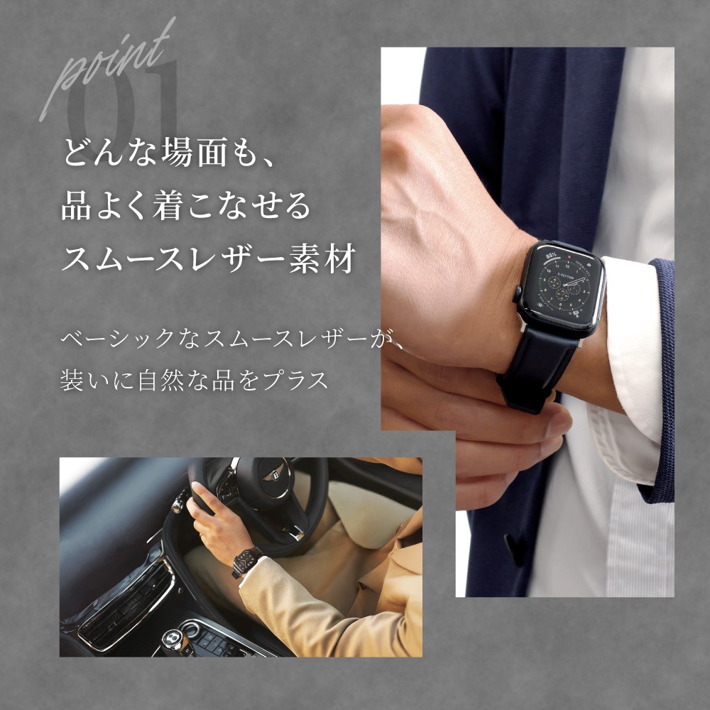 Apple Watch4244454649mm ࡼ쥶Х VORGALʥ륬 OWL-AWBLVRG01