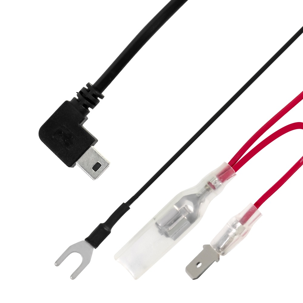 オウルテック製ドライブレコーダー専用 配線回りがすっきりドライブレコーダー電源ケーブル microUSBコネクター miniUSBコネクター 約4m (OWL-DRJC)