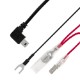 オウルテック製ドライブレコーダー専用 配線回りがすっきりドライブレコーダー電源ケーブル microUSBコネクター miniUSBコネクター 約4m (OWL-DRJC)