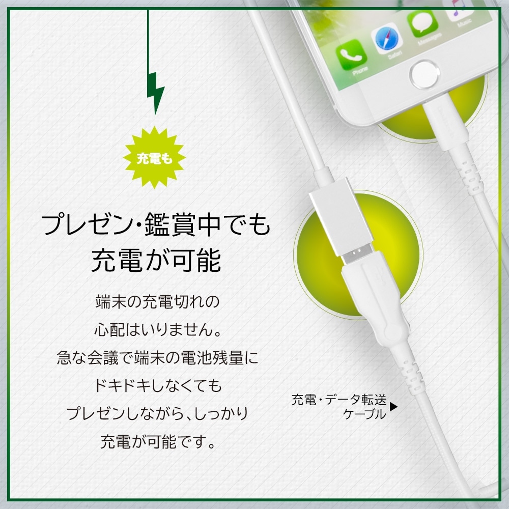 �ڥ����ȥ�åȡ�HDMI�Ѵ� �������ϥ����֥� iPhone��iPad��ư�衢�̿�������ʤɤ�ƥ�Ӥ�����̤˴�ñ�˥ߥ顼��� 3m(OWL-CBHDFAS30)