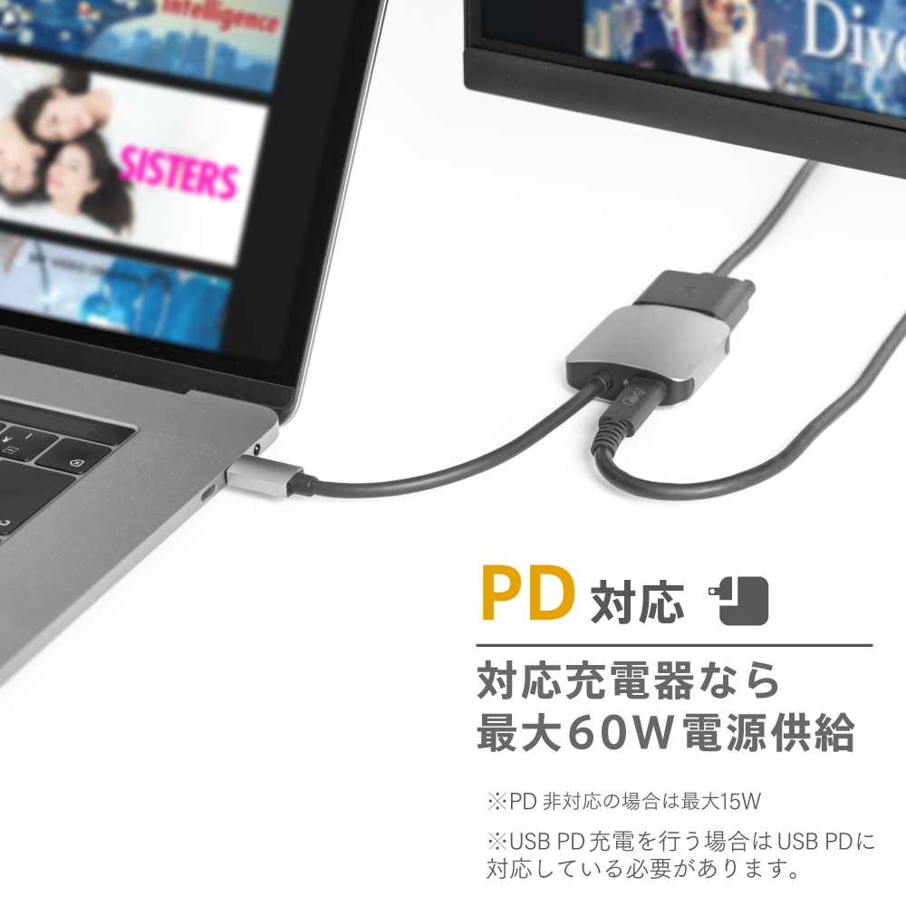 USB3.2 Gen1б PDťݡդ 2 in 1 USB Type-C to VGA Ѵץ (OWL-DS3201-SV)