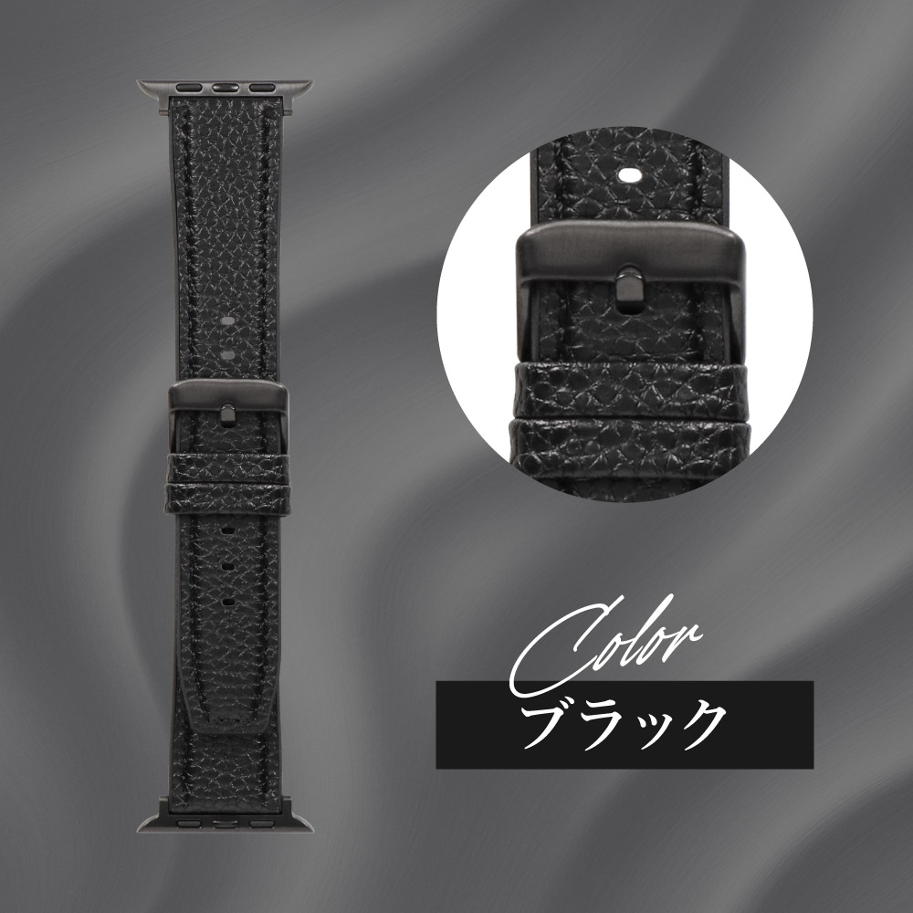 Apple Watch¡Ê42¡¿44¡¿45¡¿46¡¿49mm¡ËÍÑ ¥·¥å¥ê¥ó¥¯¥ì¥¶¡¼¥Ð¥ó¥É VORGAL¡Ê¥ô¥©¥ë¥¬¡¼¥ë¡Ë OWL-AWBLVRG03