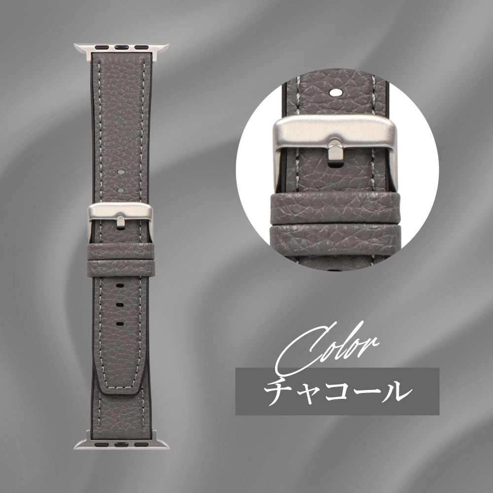 Apple Watch¡Ê42¡¿44¡¿45¡¿46¡¿49mm¡ËÍÑ ¥·¥å¥ê¥ó¥¯¥ì¥¶¡¼¥Ð¥ó¥É VORGAL¡Ê¥ô¥©¥ë¥¬¡¼¥ë¡Ë OWL-AWBLVRG03