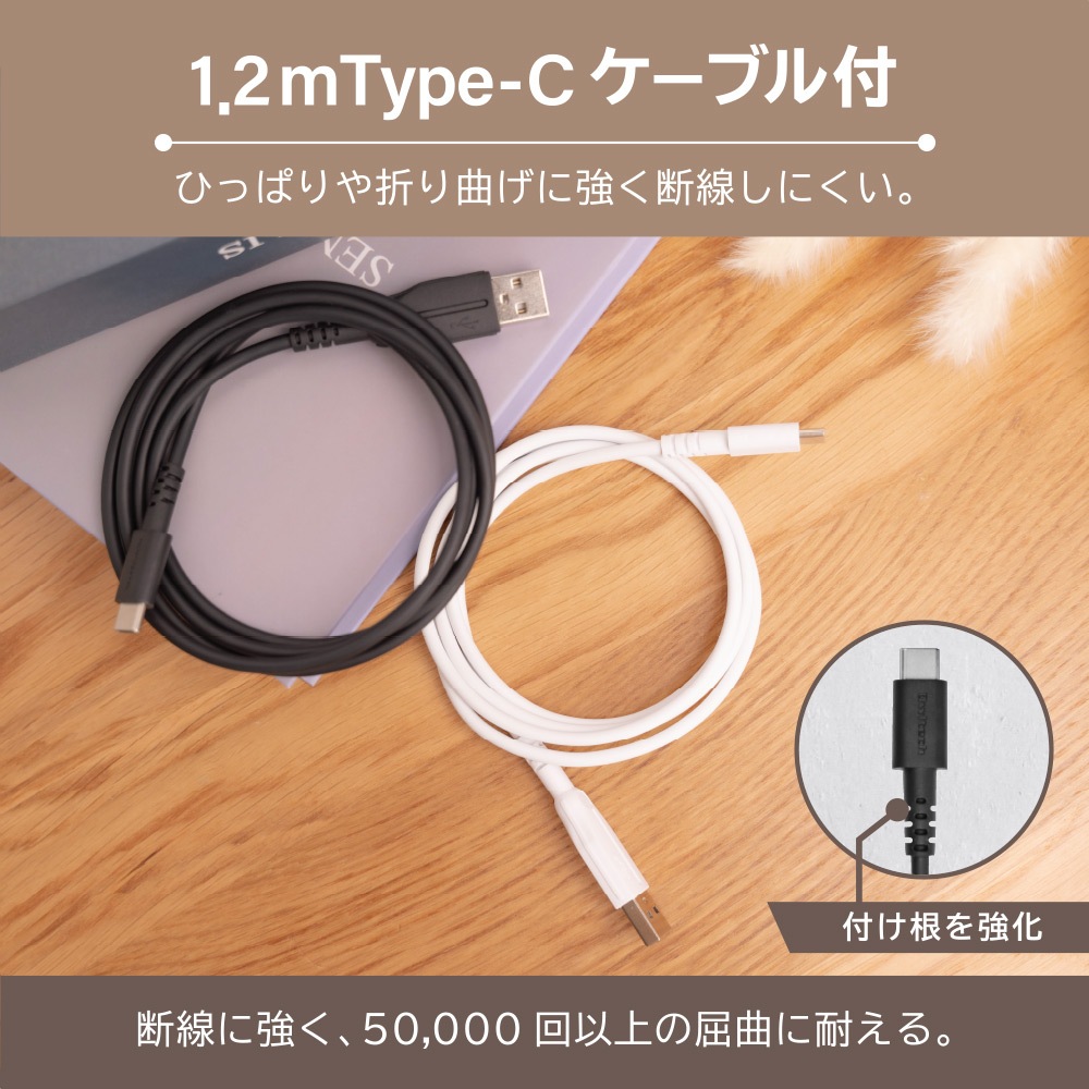 12W USB Type-A 2ݡ ACŴ  ĶUSB Type-A to USB Type-C֥ å(OWL-AC12WBAC)