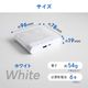 ñ3����6�� USB Type-C��1 USB Type-A��1 �����Ӽ���Х���Хåƥ꡼ OWL-DB6C1A1-WH