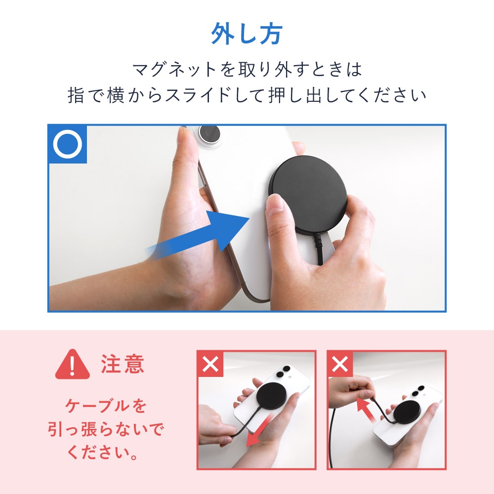 Qi2ǧ�ڼ��� Qi2.2�б� ����25W �����֥���η��磻��쥹���Ŵ� OWL-MW05