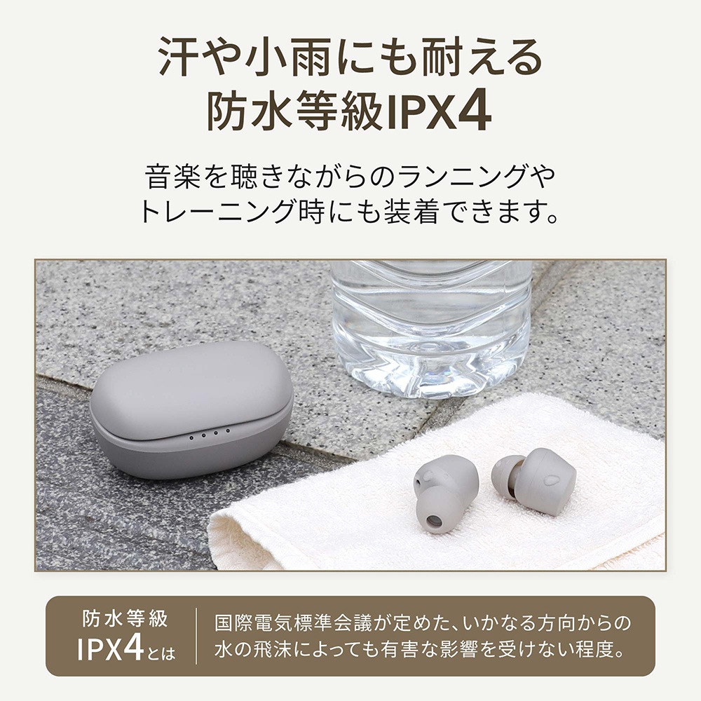 wonstart w302 防水 ワイヤレス イヤホン Bluetooth 軽量 iPhone Android対応 / beats Erato Apollo airpods BOSE SONY Wonstart ／ W302B - 左右独立型 Bluetooth ワイヤレスイヤホン - の