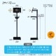 iPad Pro10.5インチ/iPad Air10.5インチ/iPad10.2インチ用 AirWait対応 発券プリンター用トレイ付き フロアスタンド (OWL-AWSTIB10503)