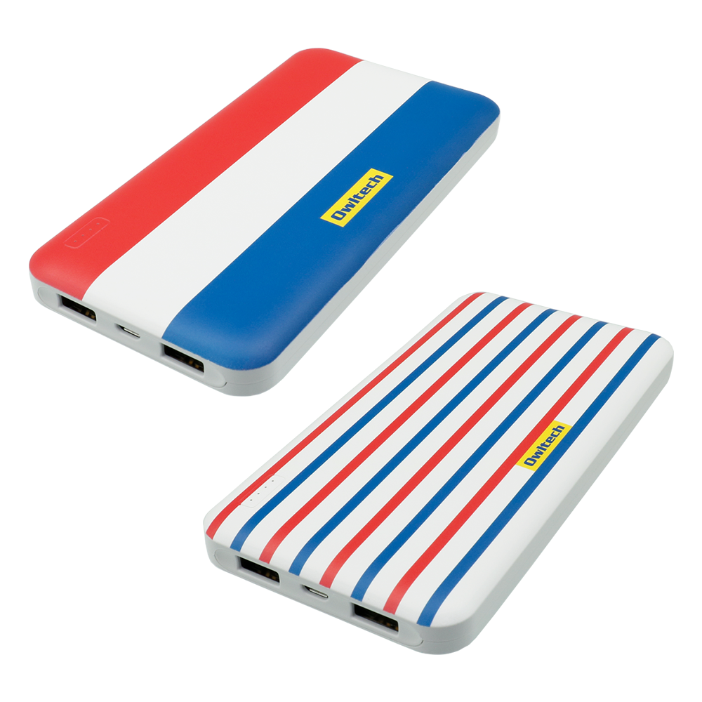 トリコロールデザイン モバイルバッテリー mah Smartic搭載 Pse適合商品 Opr 宅c オリジナルグッズ トリコロールグッズ オウルテックダイレクト本店