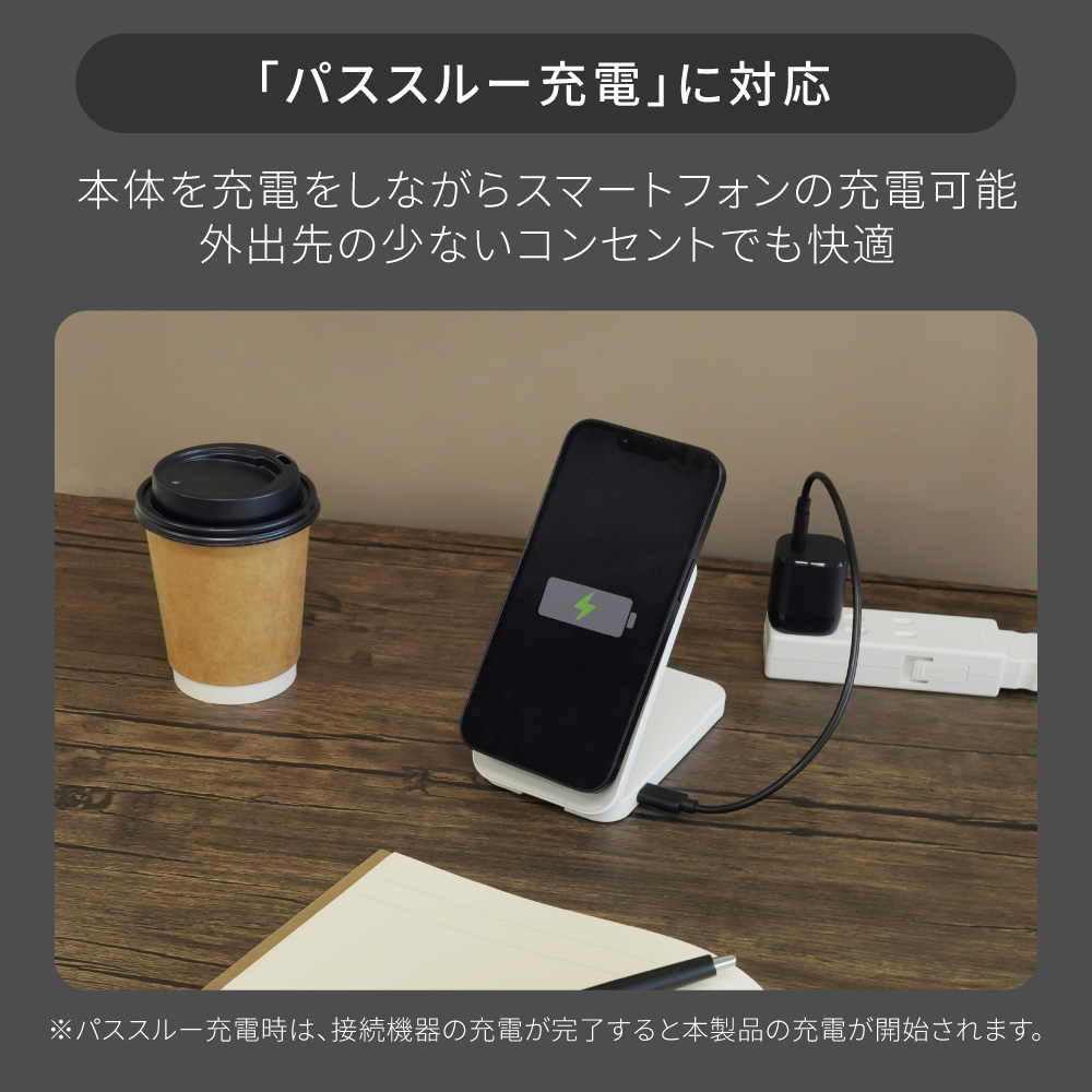 �ޤꤿ���߼����ޥۥ�����ɤˤ�ʤ� 5000mAh ����PD20W�б� USB Type-C������ �ޥ��ͥåȼ��磻��쥹�����б� ��Х���Хåƥ꡼ (OWL-LPB5020MG)