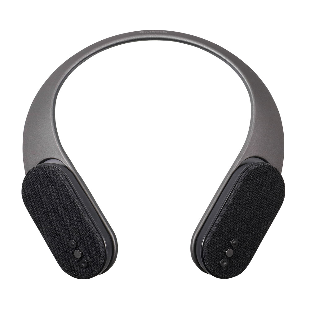 首掛け 防水Bluetoothスピーカー パッシブラジエーター搭載 2WAY