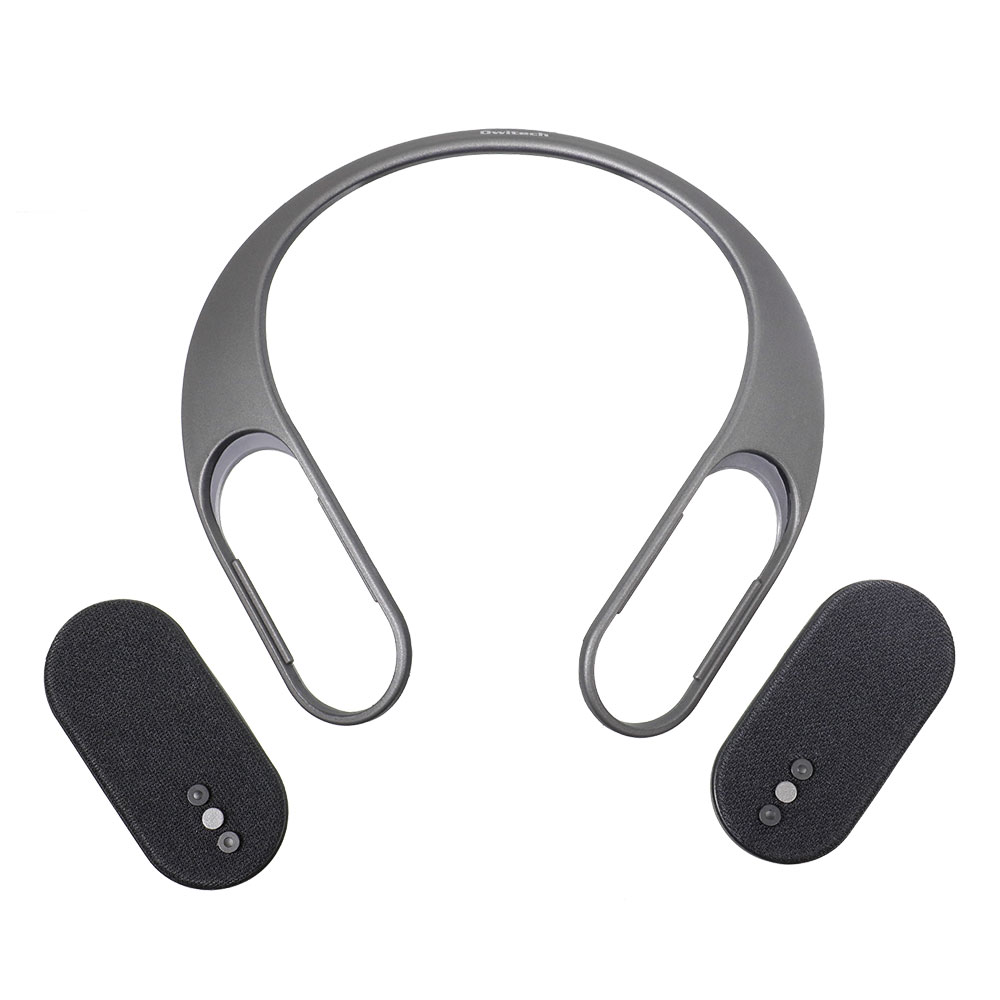 首掛け 防水Bluetoothスピーカー パッシブラジエーター搭載 2WAY