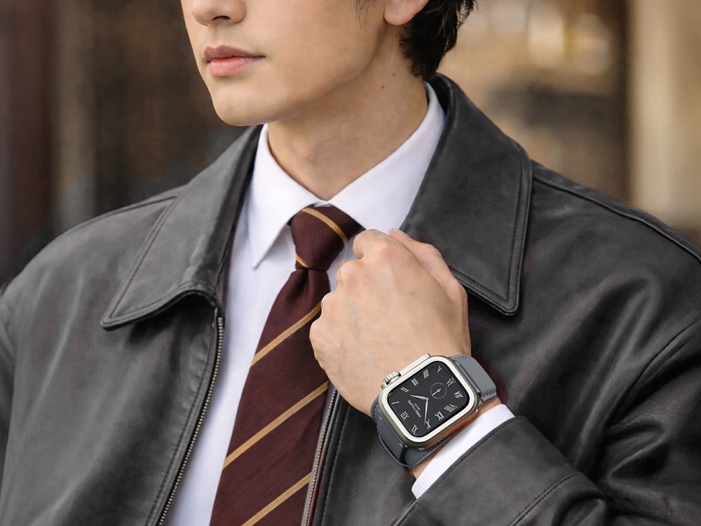Apple Watch��44��45��46mm���� �夻�ؤ��᥿��Х�ѡ������� Ultra Style TACTIX�ʥ����ȥʥ���� OWL-AWCVTAC02