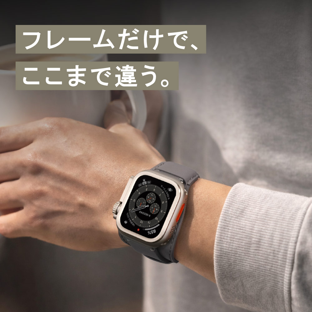 Apple Watch��44��45��46mm���� �夻�ؤ��᥿��Х�ѡ������� Ultra Style TACTIX�ʥ����ȥʥ���� OWL-AWCVTAC02