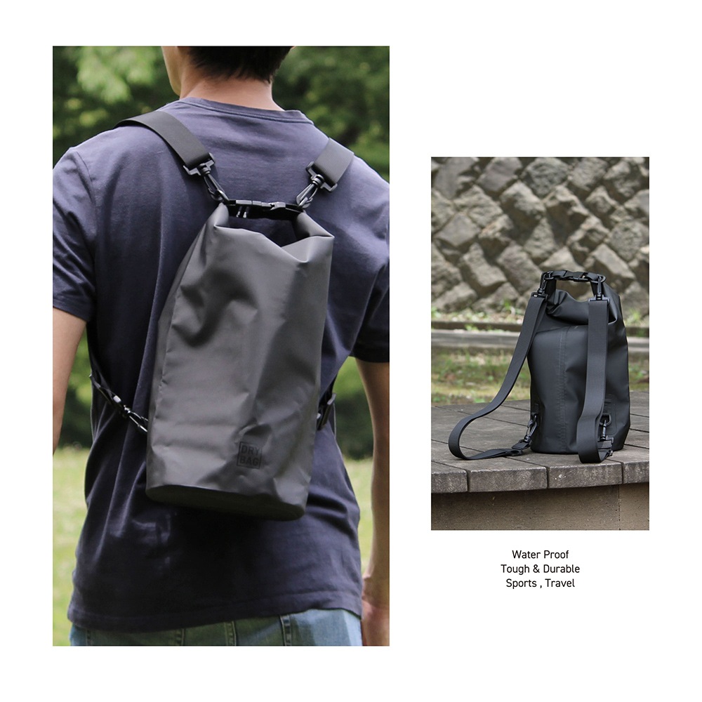 WATER PROOF DRY BAG 防水ドライバッグ 10L(OWL-WPBAG02)