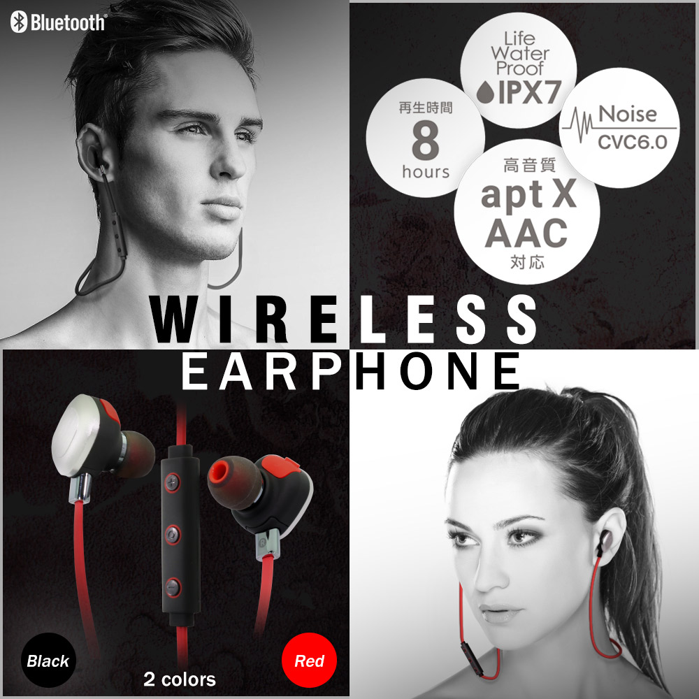 Bluetooth4.1 �磻��쥹����ۥ� aptX&AAC�����ǥå��б��ǥ����饤������ǽ���  IPX7��OWL-BTEP12����C