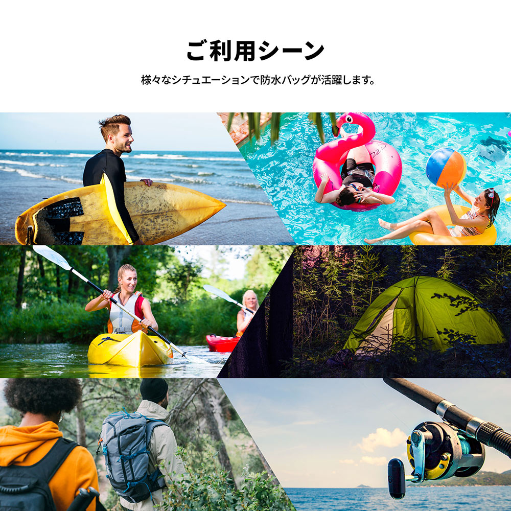 WATER PROOF DRY BAG 防水ドライバッグ 20L(OWL-WPBAG03)