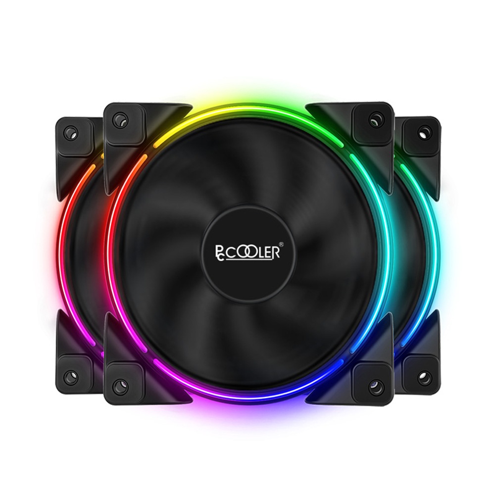 PCCOOLER製 ARGB対応 PCケースファン (CORONA FRGB 3in1) | _