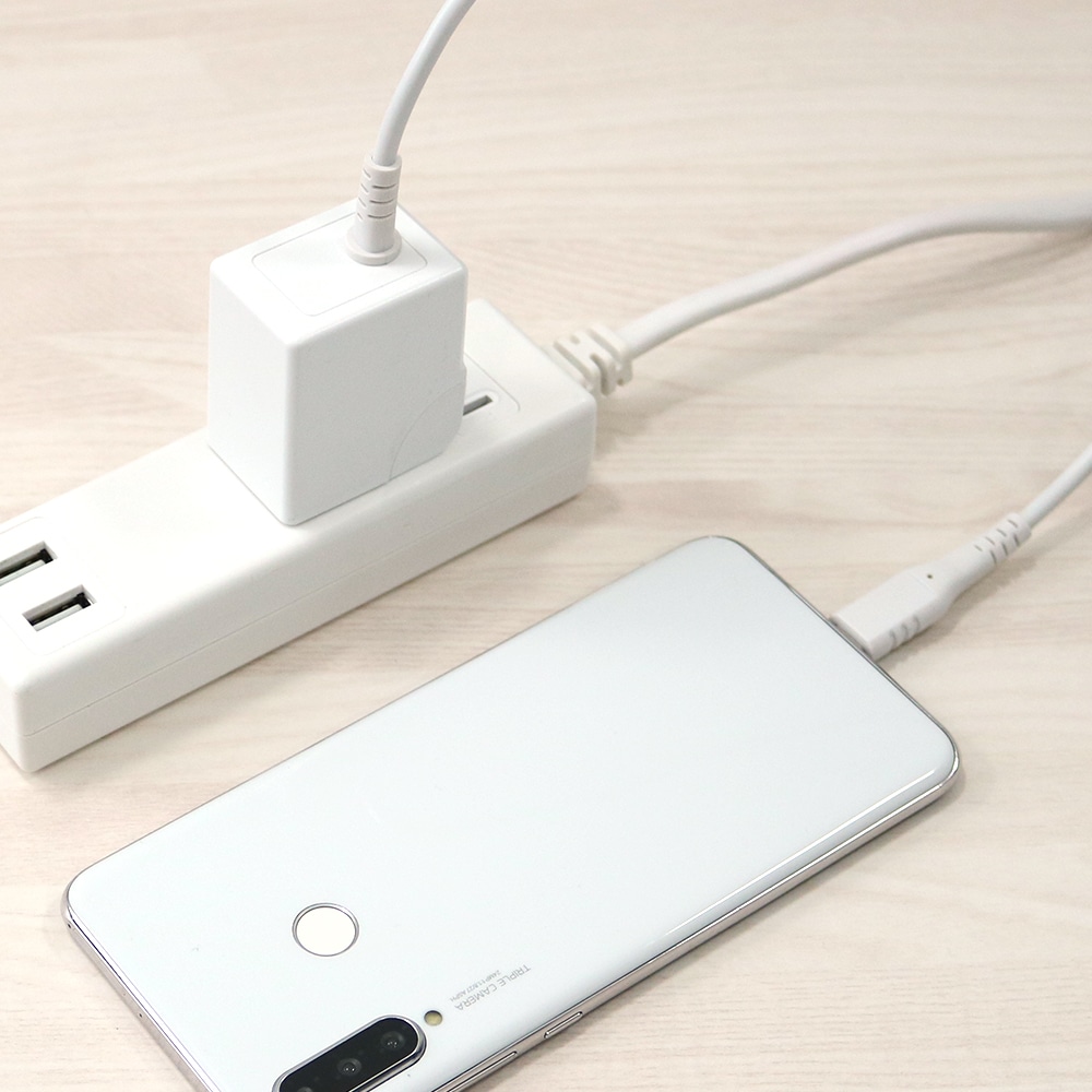 USB PD18W USB Type-Cケーブル 一体型AC充電器(OWL-ACJPD18C15)