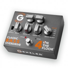 GENZLER 4 ON THE FLOOR CLASSIC BASS OVERDRIVE PEDAL