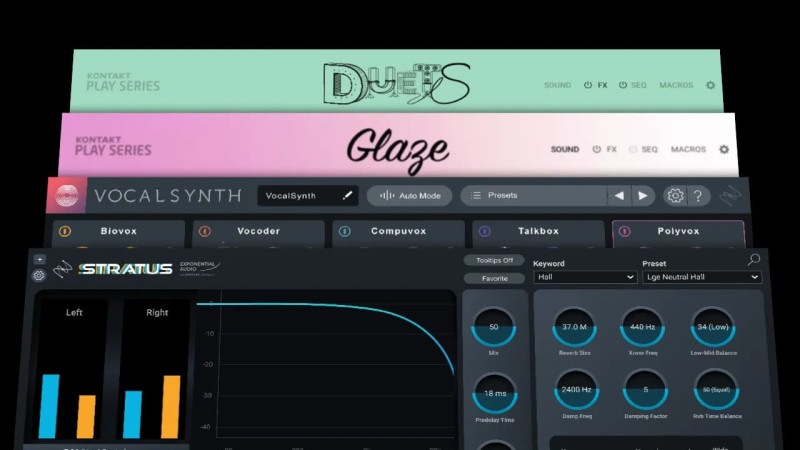 iZotope Vocal Track Bundle ( Duets + Glaze + VocalSynth 2 + Stratus)