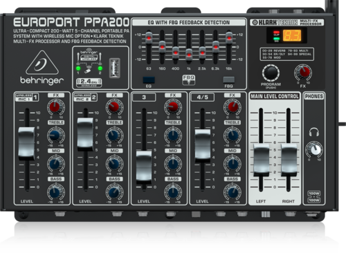 Behringer PPA200 EUROPORT �ڥ����ȥ�å��ò���