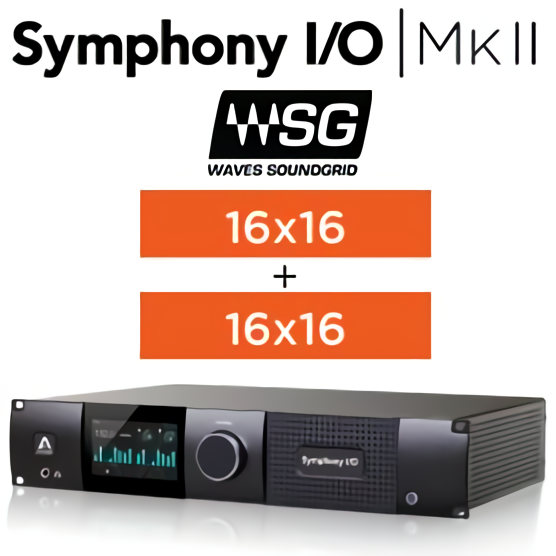 Apogee Symphony I/O MKII SoundGrid Chassis with 16 Analog In + 16 Analog Out +16 Analog In + 16 Analog Out��2ǯ�ݾ��о����ʡ��桼������Ͽ���ݾ�1ǯ�����ɲä�1ǯ��Ĺ�ݾڡ���