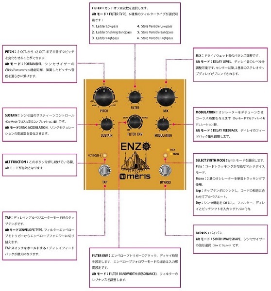 Meris EZO-DST Enzo Pedal
